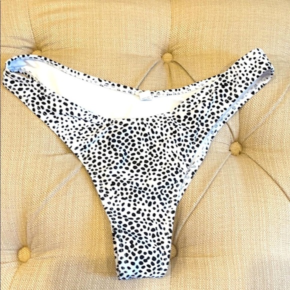 Polka Dot Bikini Bottom Sz L - Picture 1 of 4